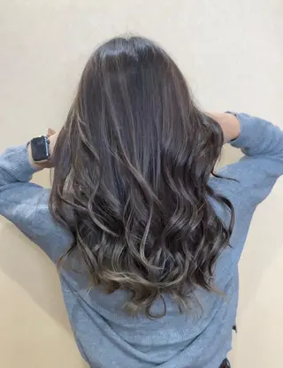 セミロング 小川 修平のヘアスタイル