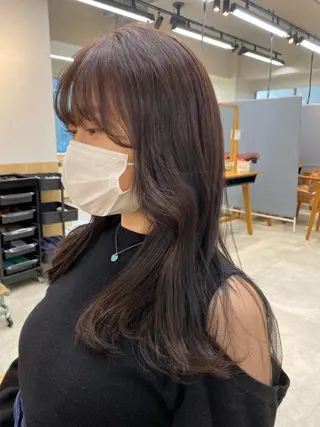 ロング カラー ✨️今だけ無料✨️ 鶴田みなみのヘアスタイル