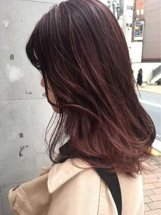セミロング 狩野 羅夢のヘアスタイル