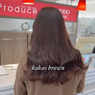 ロング カラー 成瀬スパイラル パーマ清水大隼のヘアスタイル