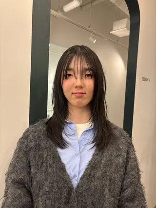 ミディアム カラー MEY HAIR CURLYS所属・ハードパーマ Rico💜のヘアスタイル