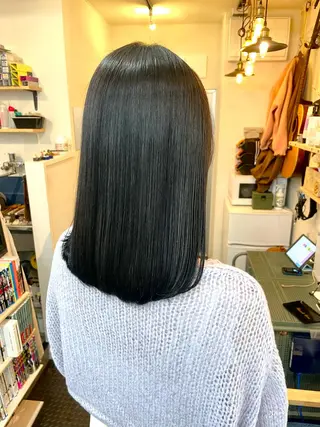 ロング カラー 水素トリートメント/ 髪質改善/ナカノメのヘアスタイル