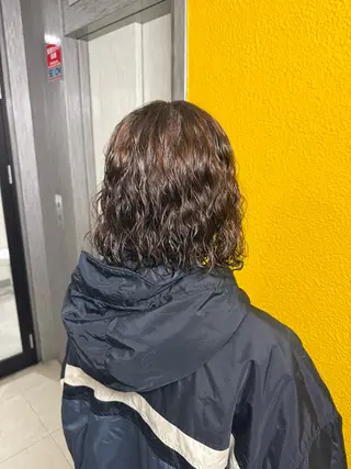 ミディアム パーマ カ ズ サ ✴︎のヘアスタイル