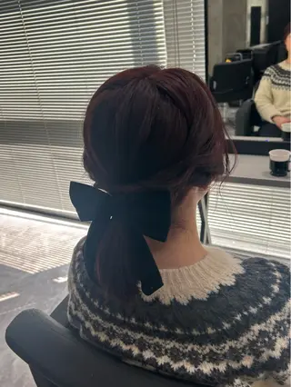 カラー ヘアアレンジ ワカナ モデル募集中🎀🫧のヘアスタイル