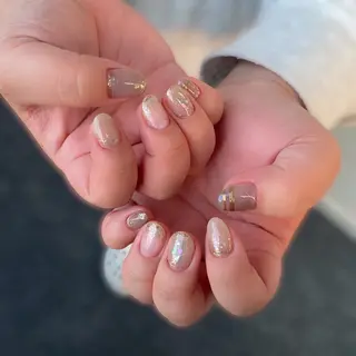 ネイル &.nail/ ニュアンス/持込み可のネイルデザイン