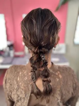 セミロング 北本 美幸のヘアスタイル