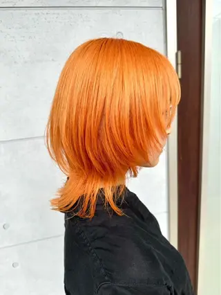 ミディアム カラー ブリーチカラー 🎀ヒナ/トモカ🎀のヘアスタイル