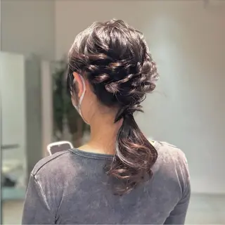 ヘアアレンジ 🦋ワンカラー🦋 ひろこ/亀戸 錦糸町のヘアスタイル