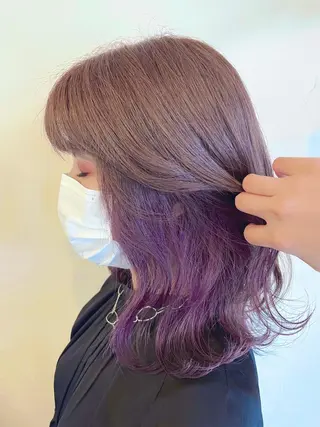ミディアム カラー AKALA HAIR 西宮店 Juriのヘアスタイル