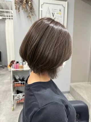ミディアム カラー 巻ける髪質改善🫧ハ イライト/永田汰伊智のヘアスタイル