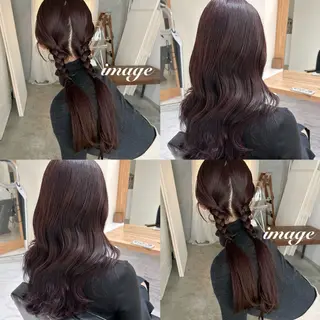 ロング レイヤー/ 透明感カラー/チナツのヘアスタイル