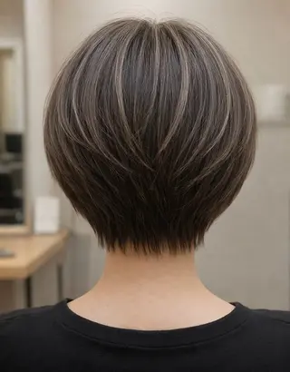 ショート 🥀赤み消し 透明感🥀ユイキのヘアスタイル