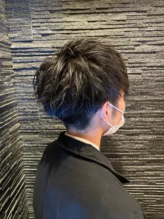 ミディアム 齋藤 大晟のヘアスタイル