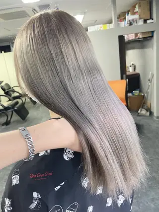 ロング 艶髪/Wカラー 蓮のヘアスタイル