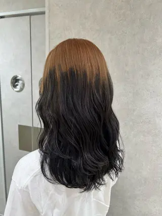 ロング カラー ⟡.·韓国ヘア*.゚ 室岡 咲希のヘアスタイル