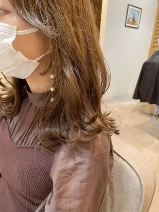 セミロング カラー 瀬川 雄太のヘアスタイル