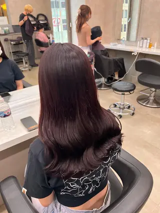 セミロング 💖札幌カラー 指名No.1💖玲奈のヘアスタイル