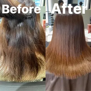 ロング パーマ ショート/脱白髪染め ☆宇﨑悠実のヘアスタイル