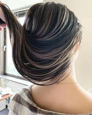 ロング カラー 阿部 圭悟のヘアスタイル