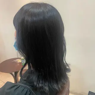 セミロング カラー 🍒暖色カラー🍒 ✨髪質改善✨西村亜弥のヘアスタイル