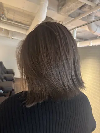 ショート カラー ヘアアレンジ グランルッソ所属・岡山バレイヤージュ 岡山ハイライトのヘアスタイル