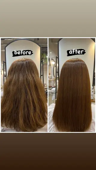 ロング 梅田/髪質改善✨ 酸性ストレート💕のヘアスタイル