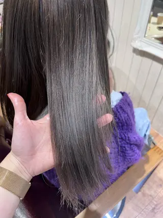 ミディアム 🇰🇷柔らか透明感 ／Miho🫧のヘアスタイル