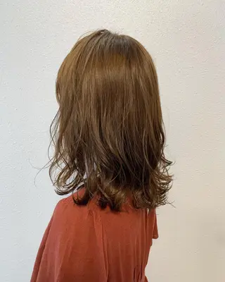 ミディアム カラー ✨森下 直弥✨ 店長🤩のヘアスタイル