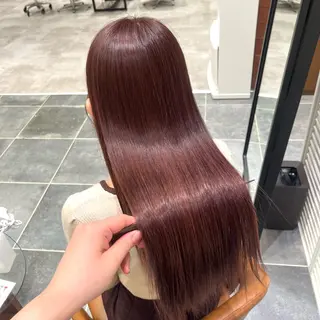 カラー かわいいを+🎀𖤐 上品hair/ 星愛のヘアスタイル