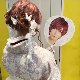 ロング インナーカラー /ヘアメ じゅんのヘアスタイル