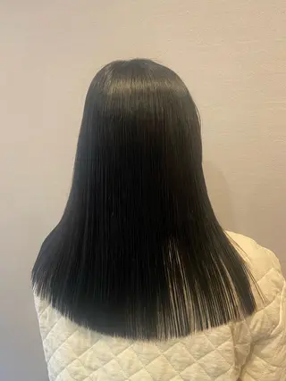 ロング カラー 都甲 純花のヘアスタイル