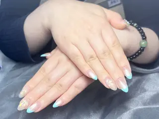 ネイル H3 Nail Tsuki🦋💙のネイルデザイン