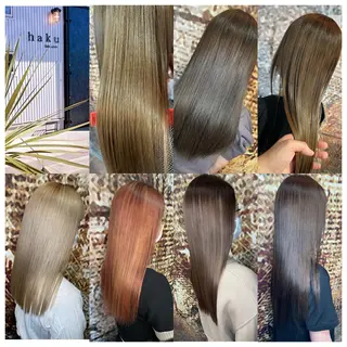 ロング カラー レイヤーカット匠 イソザキノリユキのヘアスタイル