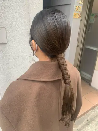 ロング SEAM アキホのヘアスタイル