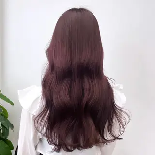 セミロング カラー ヘアアレンジ HIROKO / 透明感暖色カラー🎀のヘアスタイル