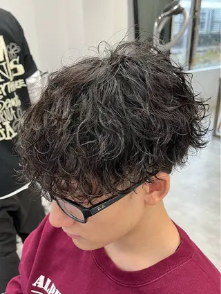ショート パーマ メンズ 新潟メンズパーマ 新潟駅/小田拓実のヘアスタイル