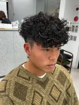 パーマ メンズ 🍐シャドウパーマ メンズ特化/守岡🍐のヘアスタイル