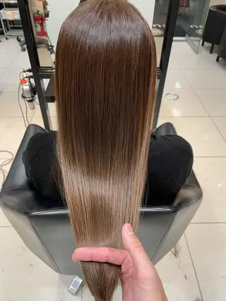 ミディアム カラー ヘアアレンジ キッズ ネイル 髪質改善カラー🦋 田村のヘアスタイル