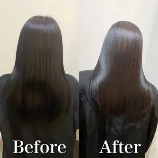 セミロング 髪質改善特化 安東駿介のヘアスタイル