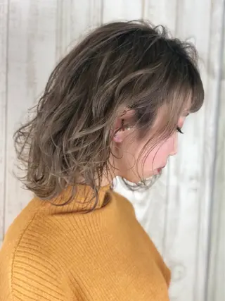 ミディアム 金井 郁弥のヘアスタイル