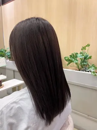 ロング カラー 大西 七海のヘアスタイル