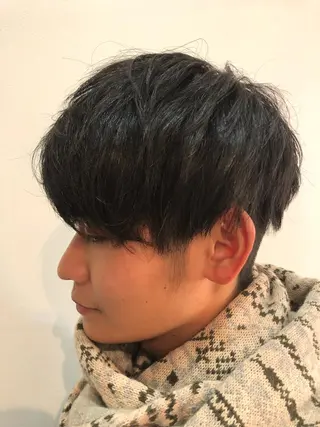 ショート メンズ 永井 悠大のヘアスタイル