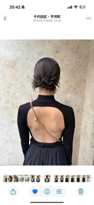 ヘアアレンジ たかや みなみのヘアスタイル