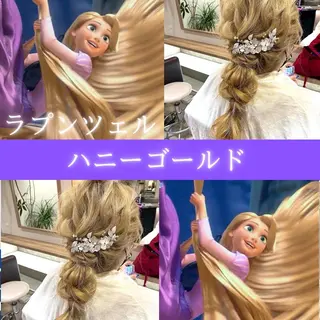 ロング カラー 川越 輝梨奈のヘアスタイル