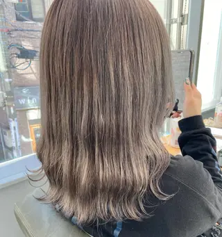 ミディアム カラー 🌼ハイライト透明感 🌼maiのヘアスタイル