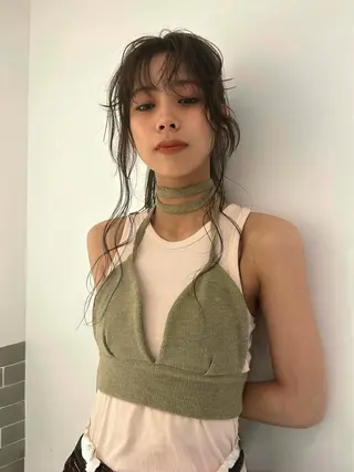 ロング カラー ヘアアレンジ 🎀suzuna 透明感colorのヘアスタイル