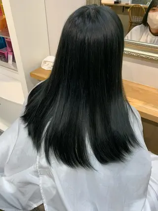 セミロング カラー ヘアアレンジ ⭐️似合わせカットN o.1✨️けいとのヘアスタイル