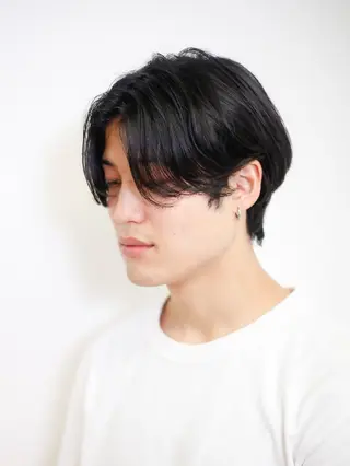 メンズ ショート パーマ/ボブ/ 佐々木翔のヘアスタイル