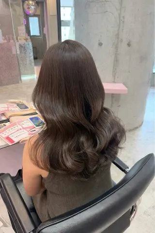 セミロング 🤍艶髪韓国ヘア🤍 Rikoのヘアスタイル