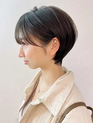 ショート カラー パーマ ヘアアレンジ ITbyALBUM 藤沢店のヘアスタイル